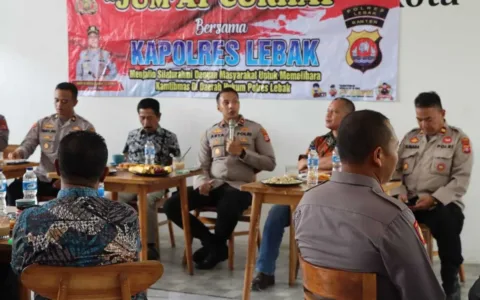 Jalin Silaturahmi dengan Forum HRD, Kapolres Lebak Gelar Jum’at Curhat