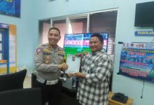 Polresta Bersama Wartawan Kabupaten Tangerang Adakan Lomba Ps