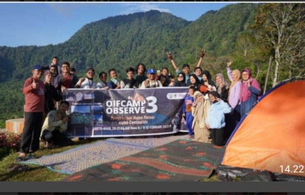 Oif Camp Ke-3: Pengamatan Hujan Meteor Alpha Centaurids