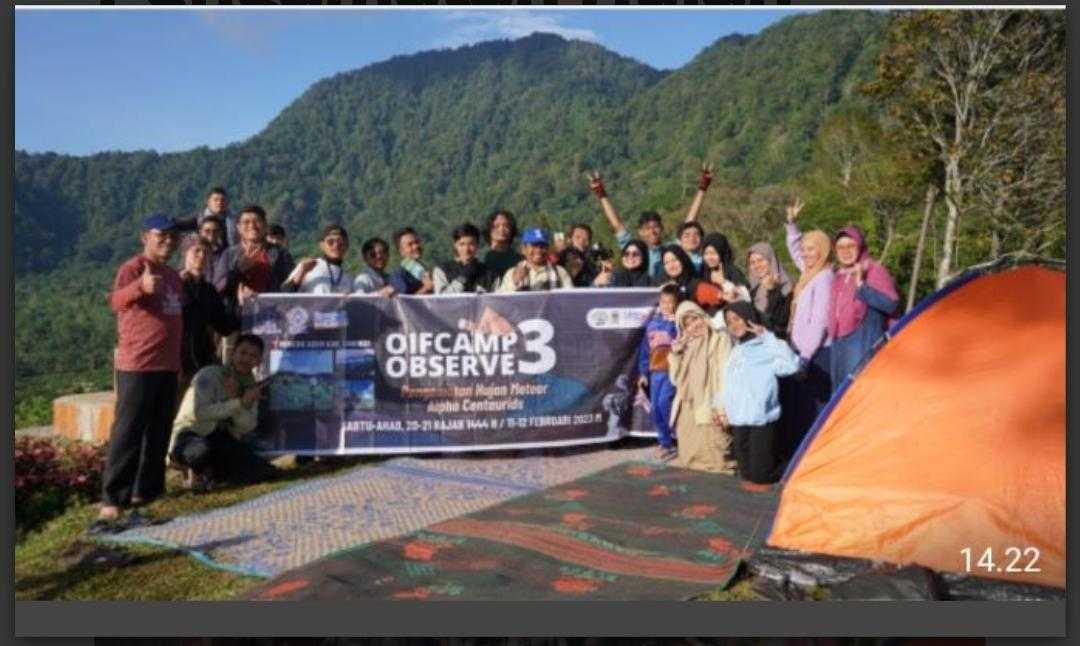 Oif Camp Ke-3: Pengamatan Hujan Meteor Alpha Centaurids