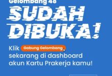 Pemerintah Buka Pendaftaran Kartu Prakerja Gelombang 48 Malam Ini, Cek Syaratnya
