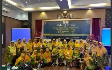Nur Rahma Amini dan Yuniar R. Yoga Pimpinan PWA Sumut 2022-2027