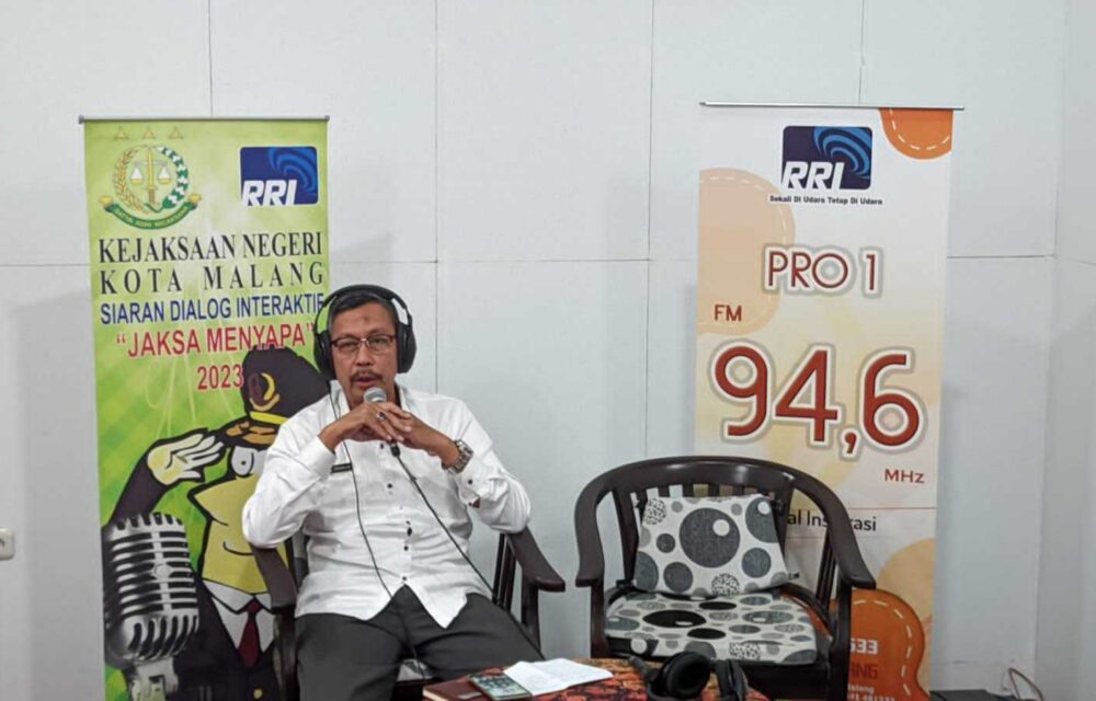 Kejari Kota Malang Laksanakan Podcast Jaksa Menyapa, Ternyata Ini Manfaatnya