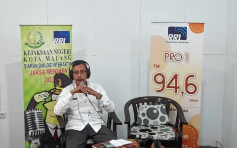 Kejari Kota Malang Laksanakan Podcast Jaksa Menyapa, Ternyata Ini Manfaatnya