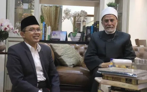 Syekh Yusri Rusydi Gabr Al-Hasani Kunjungi Al Mizan, Ini Pesan-pesannya