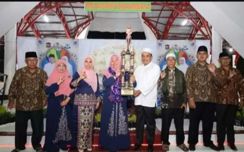 Sekda Tutup MTQ Ke-55 Tingkat Kota, Kecamatan Sei Tualang Raso Juara Umum