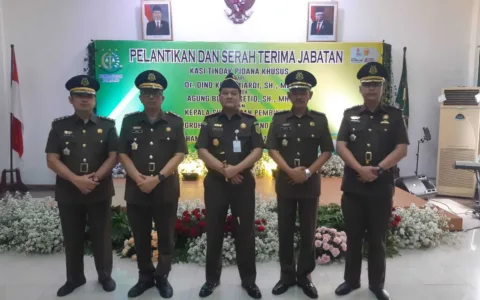 Kajari Kota Malang Pimpin Sertijab Kasi Pidsus dan Kasubagbin, Begini Pesannya
