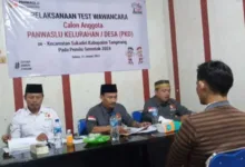 Berikut Hasil tes wawancara PKD Pemilu 2024 di Panwaslu Kecamatan Sukadiri