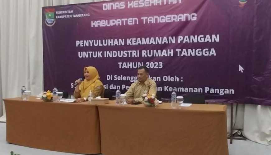 Dinkes Kabupaten Tangerang Perketat Dan Edukasi Keamanan Pangan Pada Irtp