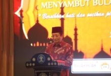 Keluarga Besar Kementrian Hukum Dan Ham Jalin Silaturahmi Dalam Menyambut Bulan Suci Ramadhan 1443 H