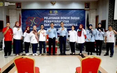 Peringati Hari Bhakti Permasyarakatan, Kemenkumham Jabar Adakan Donor Darah