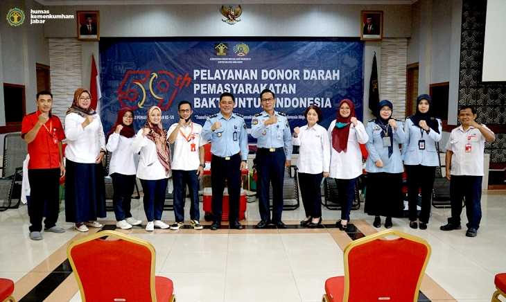 Peringati Hari Bhakti Permasyarakatan, Kemenkumham Jabar Adakan Donor Darah