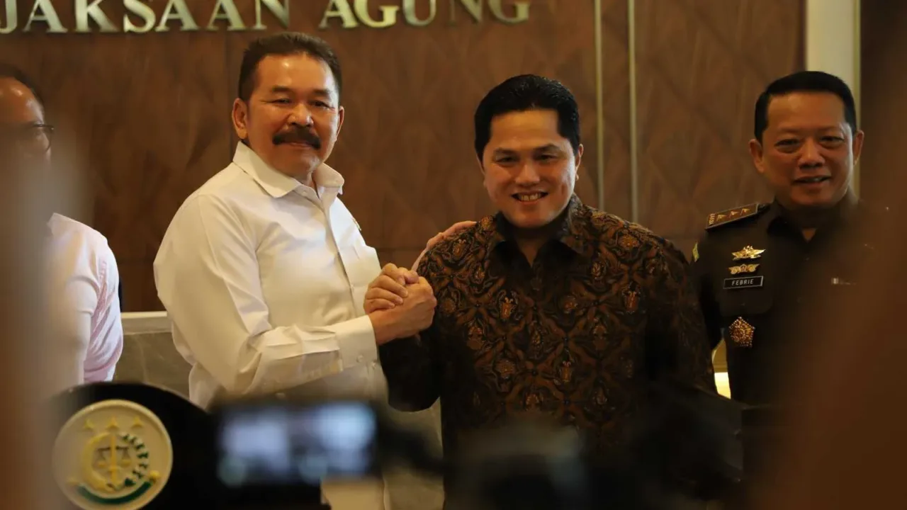 PENTING, Erick Thohir Beberkan Kasus Korupsi di BUMN ke Jaksa Agung