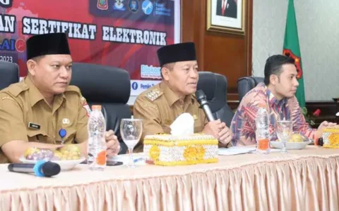 Pemkot Tanjung Balai Sosialisasi Pemanfaatan Sertifikat Elektronik