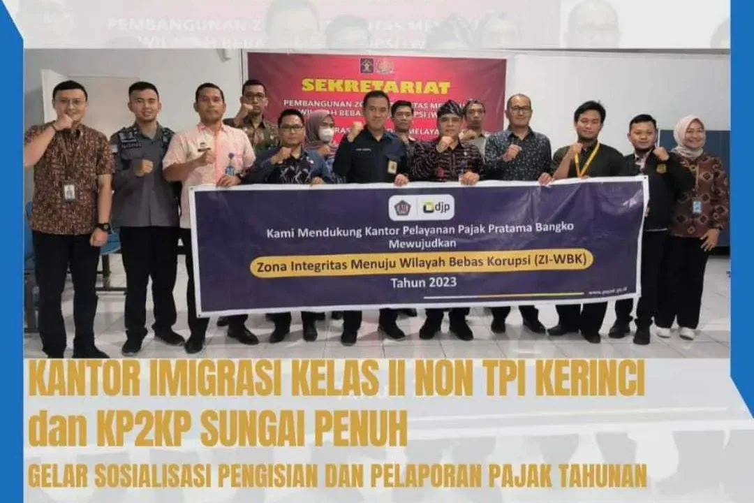 Imigrasi Kelas II Non TPI Kerinci Gelar Sosialisasi Pengisian dan Pelaporan Pajak Tahunan