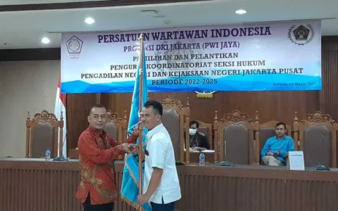 SAH, Ketua PWI Seksi Hukum PN dan Kajari Jakpus 2022-2025