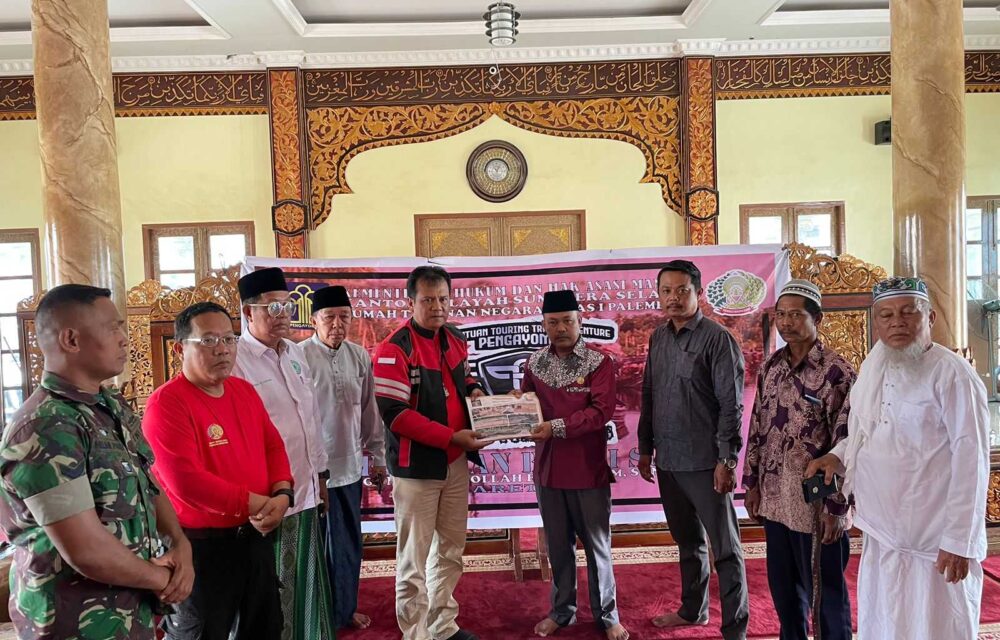 &Quot;Ngegas Bersama Sambil Beramal&Quot; Rutan Kelas I Palembang Peduli Musholla