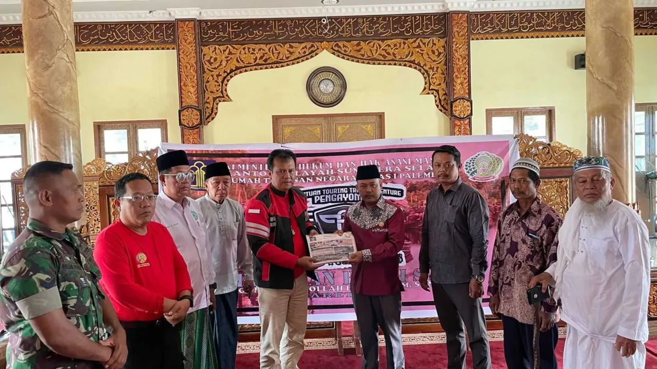 "Ngegas Bersama Sambil Beramal" Rutan Kelas I Palembang Peduli Musholla