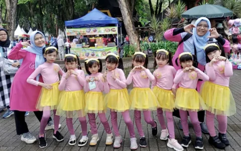 2.700 Anak PAUD Jakarta Pusat Ikuti Kegiatan PORSENI Se-DKI Jakarta