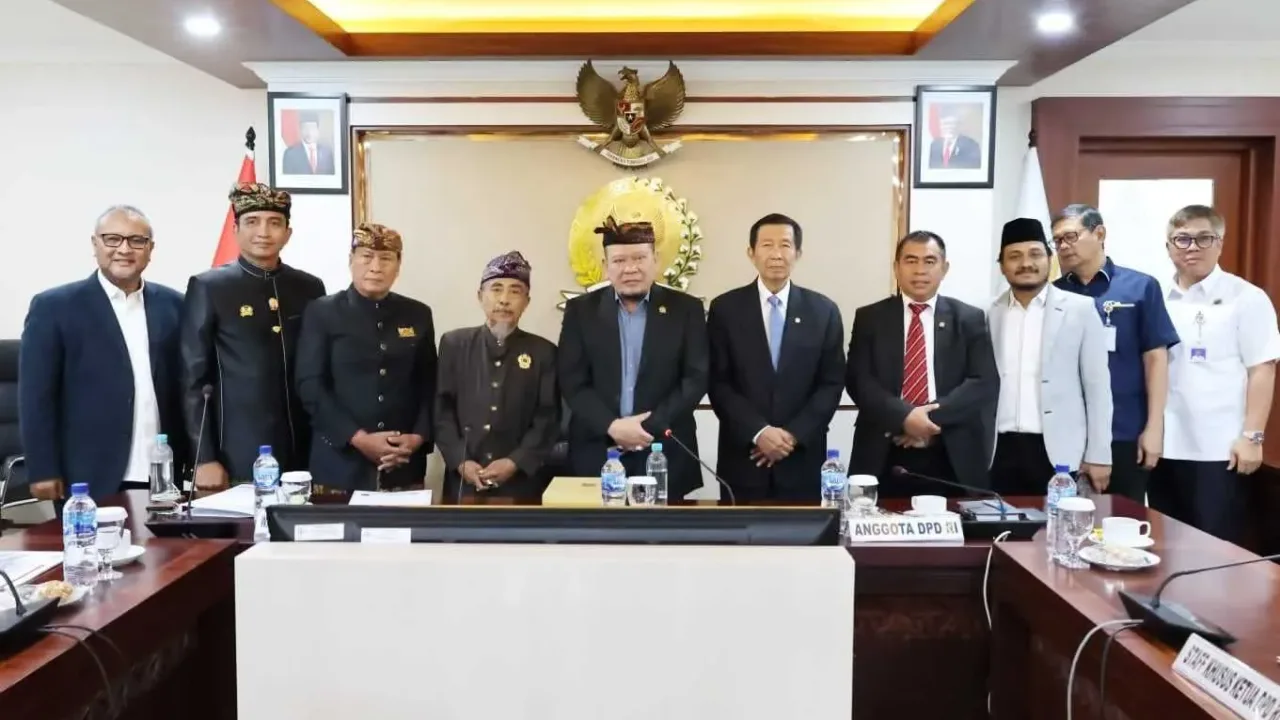 Ketua DPD RI Fasilitasi Pertemuan PT.BIBU Dan Kemenhub Terkait Pembangunan Bandara Bali Utara