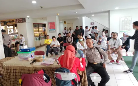 MANTAP, Ratusan Penghuni Apartemen Kalibata City Antusias Donor Darah ke-14 Kali