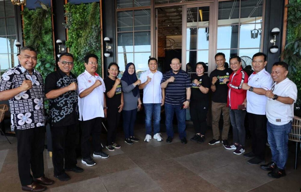 Temui Koni Sulsel,Ketua Dpd Ri Minta Atlet Muaythai Fokus Raih Prestasi