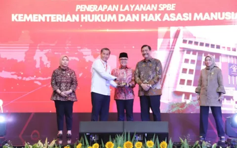 Terbaik Layanan Digital, Kemenkumham Terima Penghargaan dari Kementerian PANRB