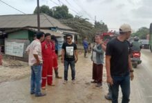 Aduhh, Dampak Truk Muatan Tanah Merah Jalan Cikande - Rangkasbitung Licin Dan Berbahaya