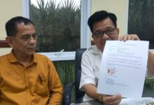 Pengelola Bazar Cacat Hukum, Pengembang Komplek Mutiara Garuda Layangkan Surat Cabutan