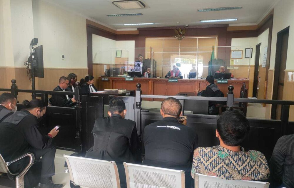 Terdakwa Djoko Sukamto Perkara Pemalsuan Surat Tanah Dituntut Empat Tahun Penjara