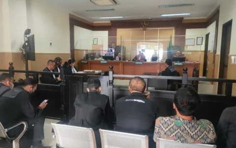 Terdakwa Djoko Sukamto Perkara Pemalsuan Surat Tanah Dituntut Empat Tahun Penjara