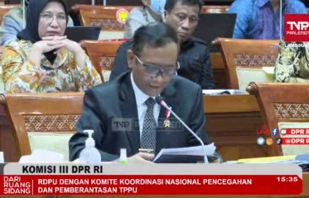 Mahfud Md Singgung Anggota Dpr Makelar Kasus, Begini Isi Percakapannya
