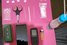 Personil Polsek Tambusai Ringkus Dua Pria Terbukti Bawa Sabu Seberat 1.82 Gram