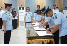 Kakanwilkumham Sumsel Lantik 19 Pejabat Permasyarakatan, Berikut Daftarnya