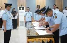 Kakanwilkumham Sumsel Lantik 19 Pejabat Permasyarakatan, Berikut Daftarnya