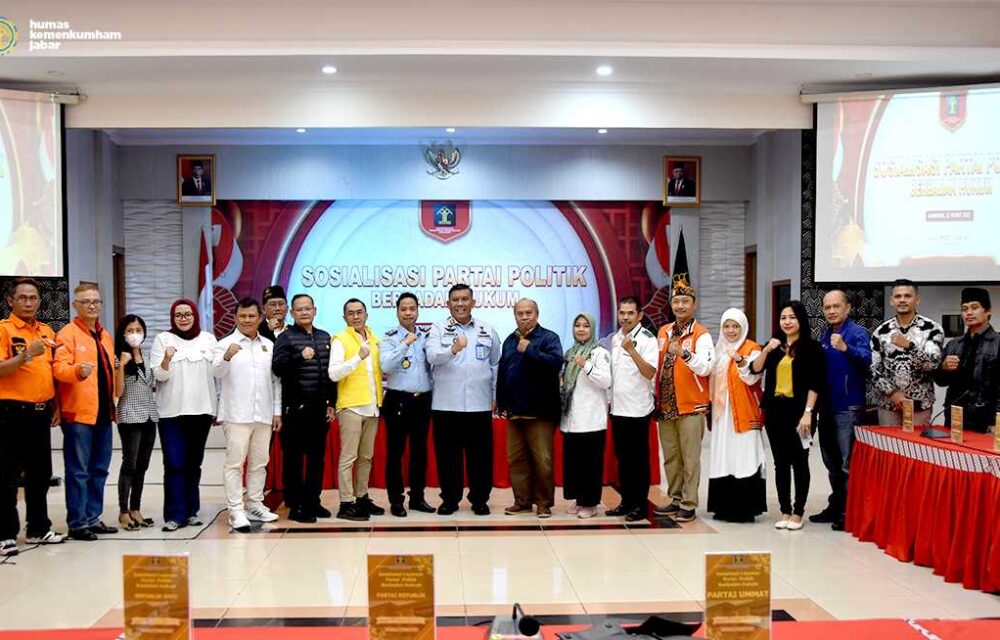 Kemenkumham Jawa Barat Sosialisasikan Partai Politik Berbadan Hukum, Berikut Selengkapnya