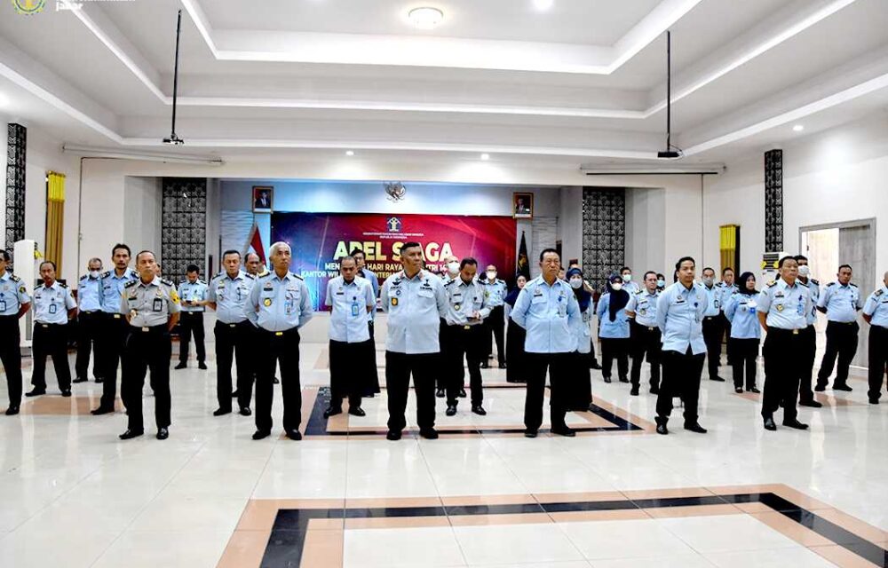 Kemenkumham Jabar Ikuti Apel Kesiapan Pengamanan Lebaran 2023,Simak Selengkapnya
