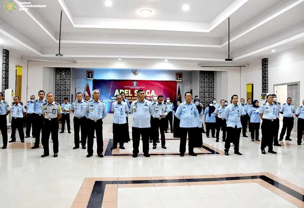 Kemenkumham Jabar Ikuti Apel Kesiapan Pengamanan Lebaran 2023,Simak Selengkapnya
