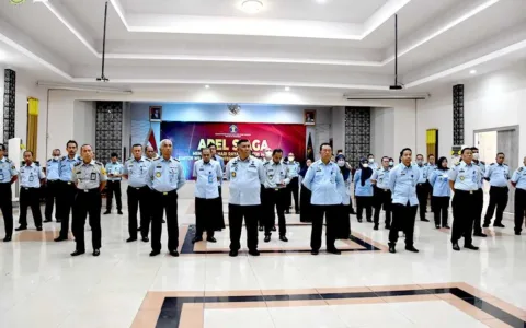 Kemenkumham Jabar Ikuti Apel Kesiapan Pengamanan Lebaran 2023,Simak Selengkapnya