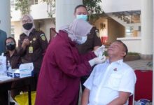 Cegah Penyebaran Subvarian Baru Covid-19, Kejaksaan Agung Gelar Swab Antigen.