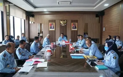 Kejar Hasil Maksimal, Kanwil Kemenkumham Jabar Laksanakan Rapat Anggaran Triwulan 1