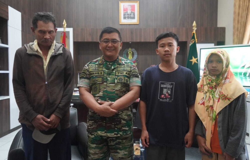 Berikut Cerita Danrem 064/My Fasilitasi Pertemuan Mak Inah Dan Ahim