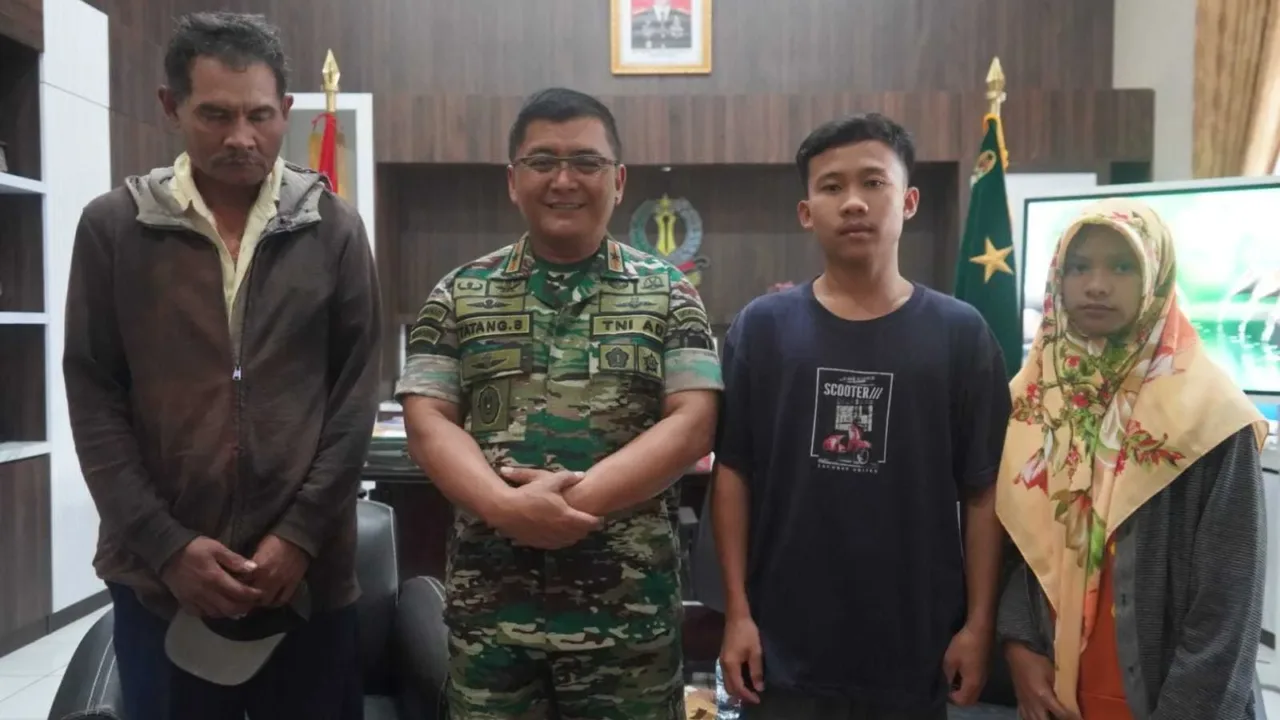 Berikut Cerita Danrem 064/MY Fasilitasi Pertemuan Mak Inah dan Ahim