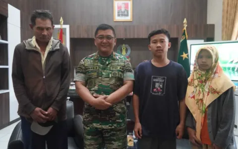 Berikut Cerita Danrem 064/MY Fasilitasi Pertemuan Mak Inah dan Ahim