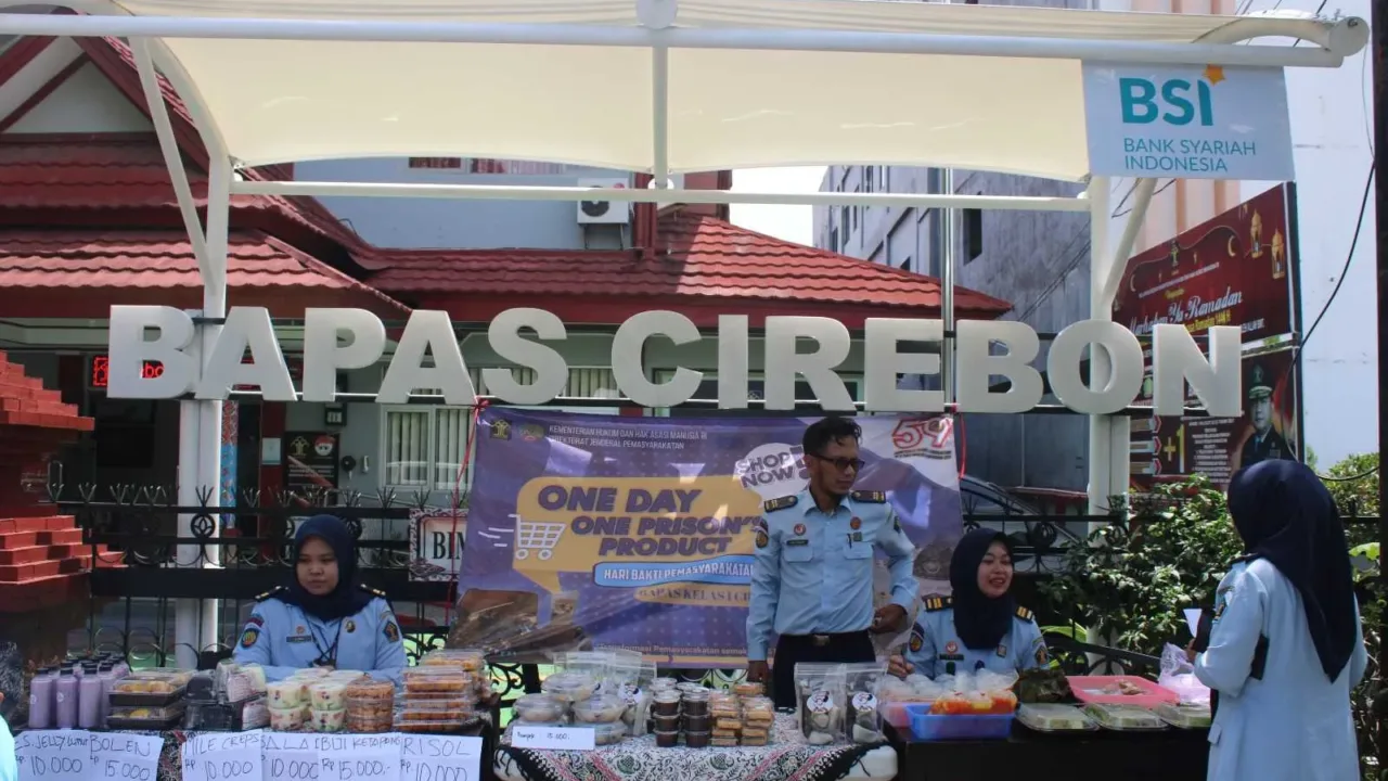 Istimewa, Giat One Day One Product Sukses Terlaksana di Bapas Kelas I Cirebon