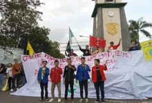 Gawat, Demo HUT Pandeglang ke 149 Singgung Anggaran Sepeda Listrik 38 Miliar