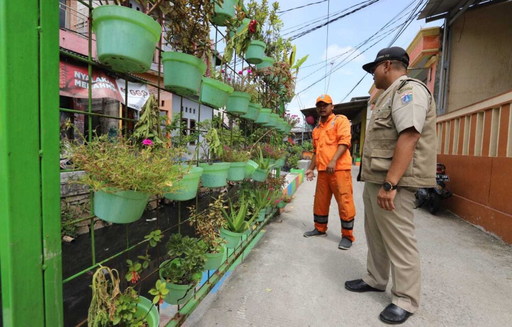 Bantaran Kali Betik Jakarta Utara Tak Ada Lagi Terlihat Tali Berbelit