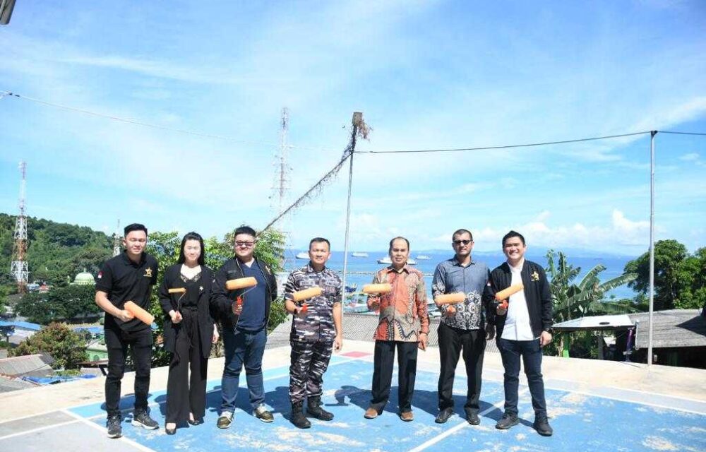 Komandan Pangkalan Tni Al Banten Inisiasi Bukit Berwarna Di Gerbang Pulau Jawa