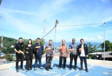 Komandan Pangkalan Tni Al Banten Inisiasi Bukit Berwarna Di Gerbang Pulau Jawa