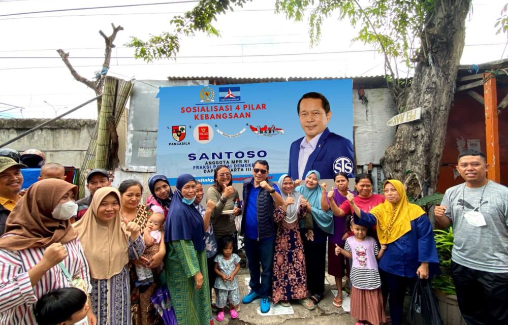 Legislator Demokrat Kembali Sosialisasikan Empat Pilar Di Angke